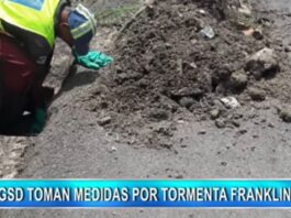 Toman medidas ante tormenta Franklin en el Gran Santo Domingo