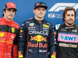 Verstappen gana el sprint de Spa; Sainz, cuarto y Alonso y Checo retirados