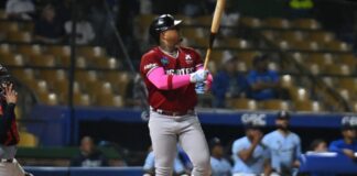 Yermín Mercedes dispara jonrón doble y tres remolcadas en victoria de Gigantes del Cibao
