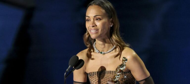 Zoe Saldaña, actriz de Emilia Pérez, ganó el Óscar en la categoría Mejor Actriz de Reparto, en la ceremonia número 97 de los Premios de la Academia.