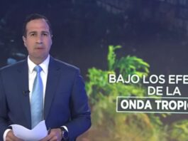 Zona de riesgo por onda tropical