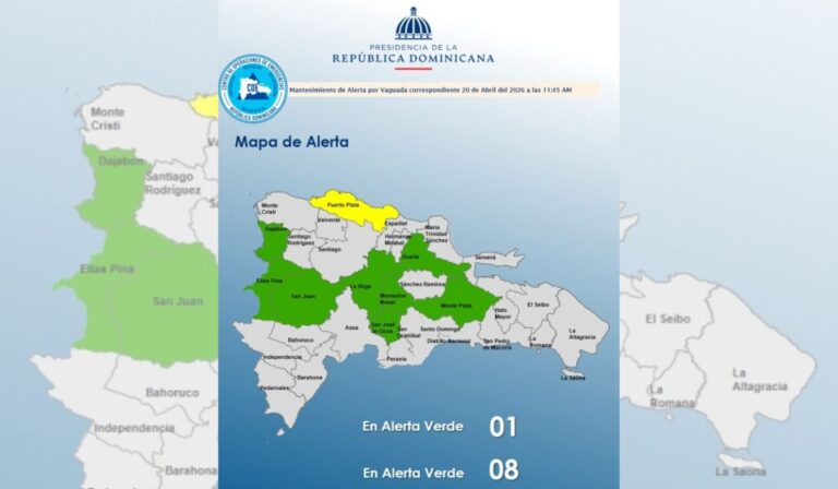 ¡Atención! El COE mantiene 9 provincias en alerta